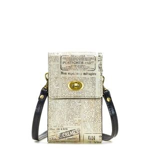 Patricia Nash Rivella French Print Crossbody NWT